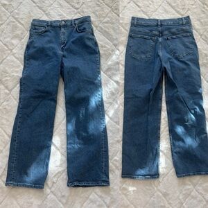 Theory High Rise Straight Leg Denim Jeans 27